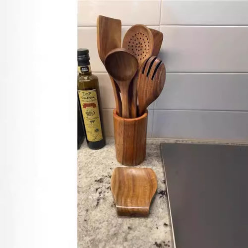 Teakborn Wood Utensil Set