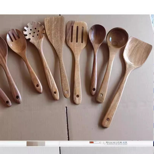 Teakborn Wood Utensil Set