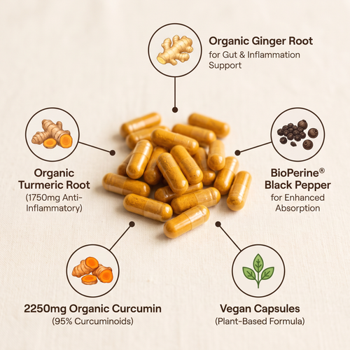 Curcumin Turmeric Powder Capsules